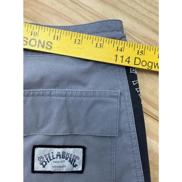 Billabong Lo Tide Skate Surf Boardshorts Gray Mens Size 28 - Picture 5 of 6